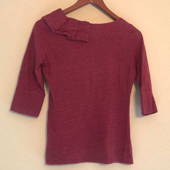 Anthro Postage Stamp Brand Scoop Neck Blouse - XS - Picture 6 of 7